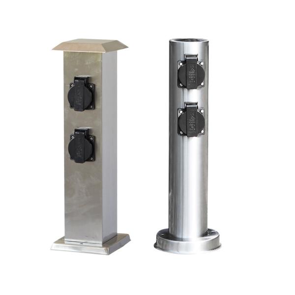 Outdoor Garden Stainless Steel In-ground Lawn Electrical Power Sockets Outlet