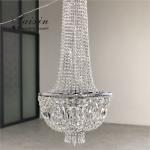 18 16 15 Light Crystal Chandelier Pendant Light Round Rectangular 80CMx60cm