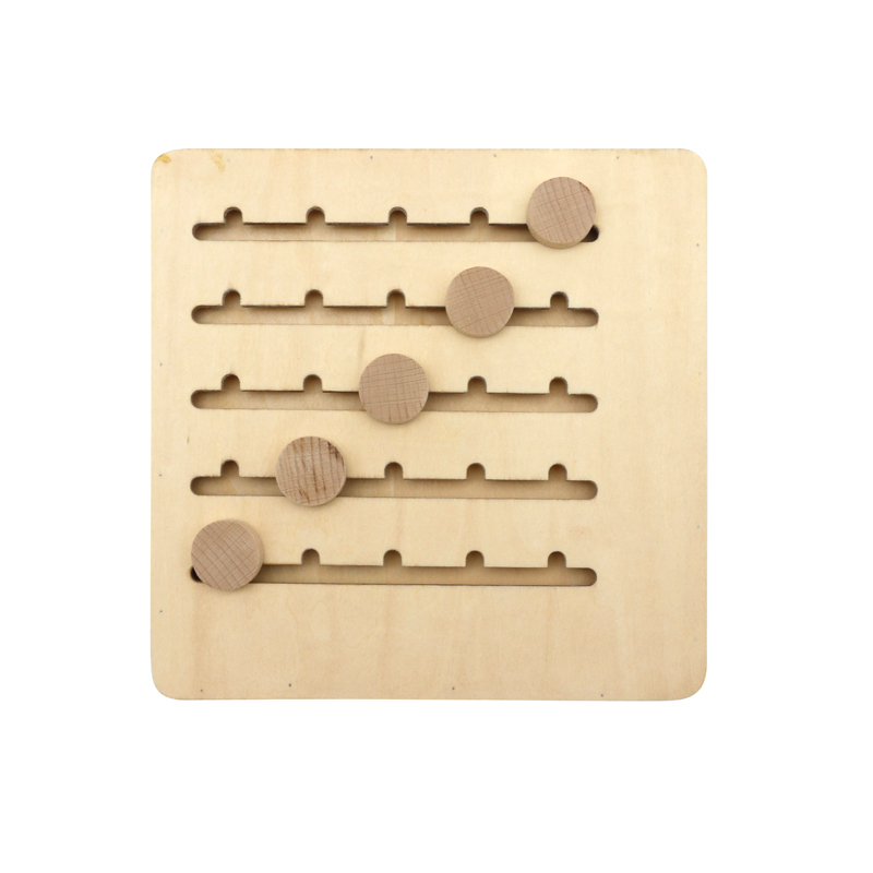200mm Wooden Number Sorting Board Educational Preschool Toddler Toys