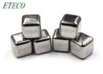 6 Pcs Set Water Polish Stainless Steel Ice Cubes Whisky Cooling Stone Style