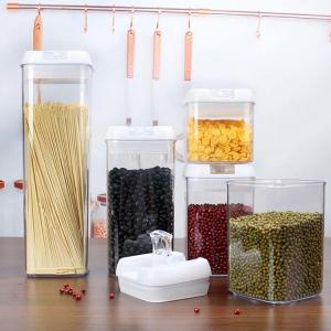 Wholesale 7 Pieces Pantry Food Container Sets Eco Friendly Transparent Stackable from china suppliers