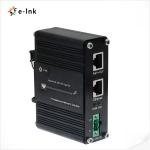 Outdoor 10G 60W PoE Injector Adapter IEEE 802.3at Standard DIN Rail Or Wall