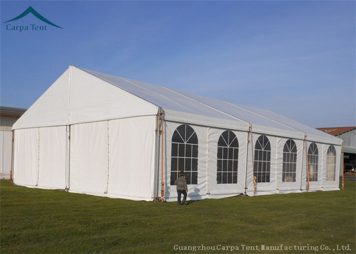 Fabric White Commercial Canopy Tent 10 Meter By 20 Meter, Event Canopies