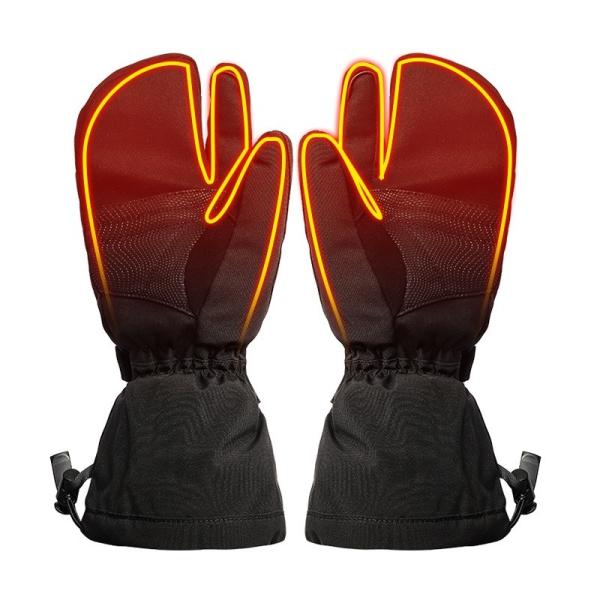 7.4V Rechargeable Electric Heated Ski Gloves Battery Operated Gloves For Winter