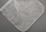 Reusable 200 Micron Nylon Filter Bags Nut Milk Drawstring FDA Nylon Filter Bags
