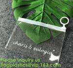 Pouch Slider Plastic Zipper Folder PVC Clear Cosmetic Bag Pencil Pen Packaging