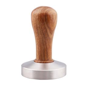 Wholesale 58mm Espresso Machine Tamper Wood Handle Pressing Coffee Powder from china suppliers