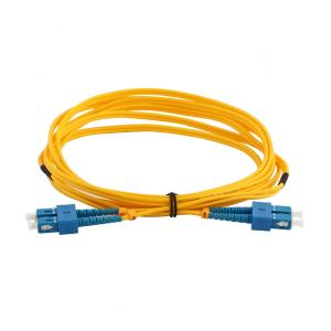 Wholesale Single Mode Duplex SC UPC to SC UPC Fiber Optic Patch Cable LSZH from china suppliers
