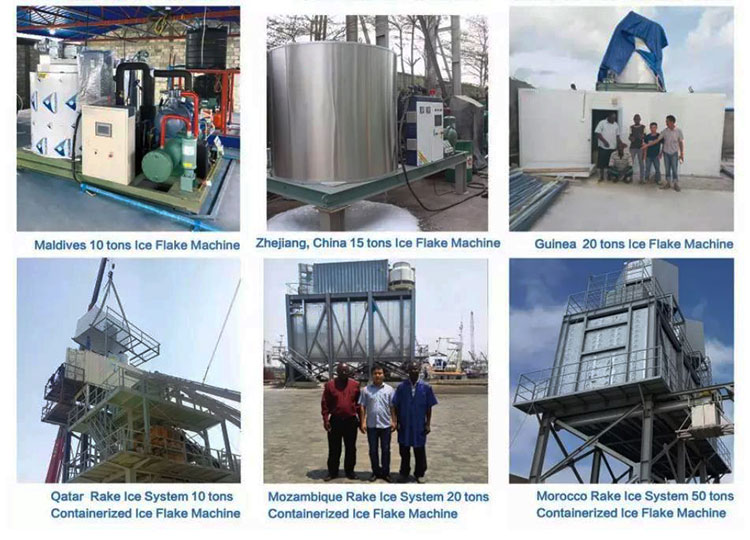 Industrial Ice Machine For Food Processing Ice Flake Maker Machine