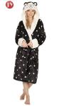 Funny Design Animal Hooded Bathrobe Fluffy For Girls Cartoon Character