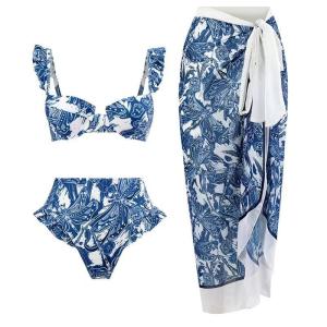 Wholesale white Sexy Bathing Suits Bikini Thread Fabric 2 Piece Swim Suit Split Printed tie dye print new season summer sswimsuit from china suppliers