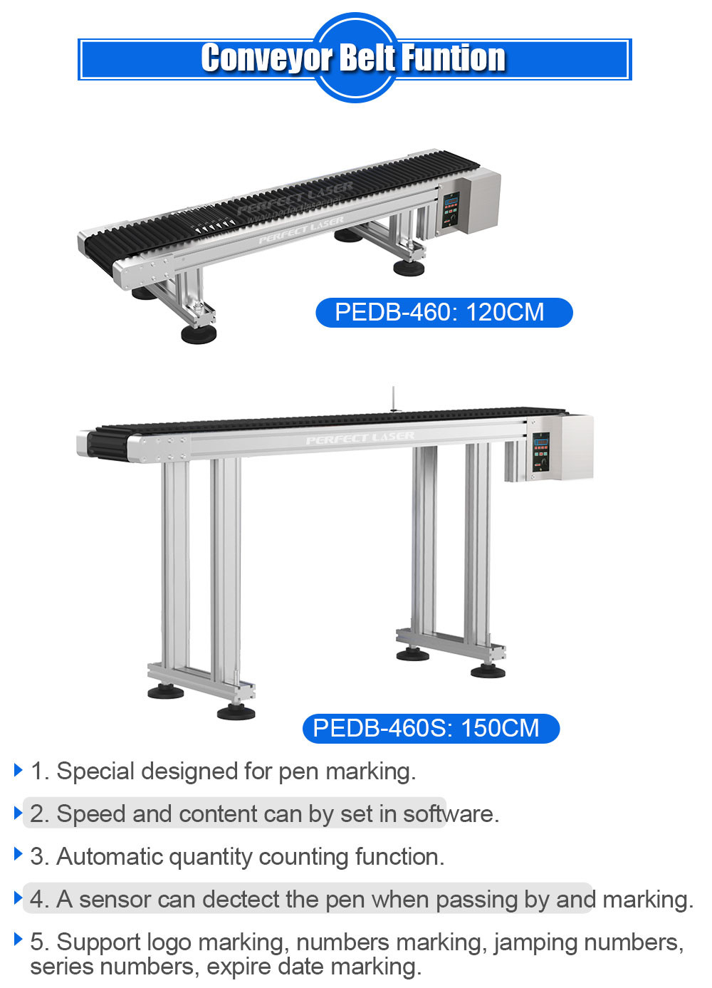 Floor-standing Laser Marking Machine For Metal Marking Pens With Trademarks Numbers Codes Designs And Pictures