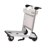 Polished Airport Luggage Trolley Carts Hand Brake Airport Baggage Cart