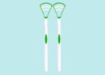 Silicone Plastic Tongue Cleaner Scraper For Oral Cleaning 18cm