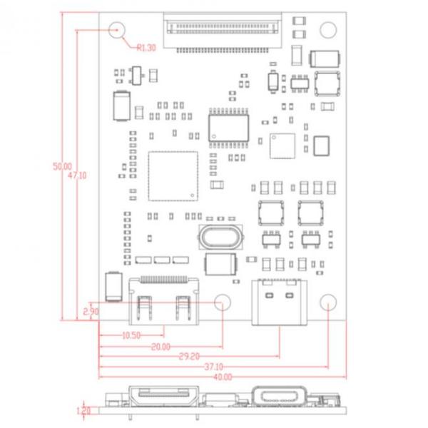 4-inch HDMI TFT LCD display 720×720 circular TFT LCD with MIPI interface PCAP