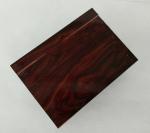 Rectangle Wood Grain Electrophoresis Aluminium Door Profiles , Normal Length 6m