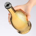 UV Surface Handling Luxury Liquor Bottle 750ml Champagne Bottle in Golden
