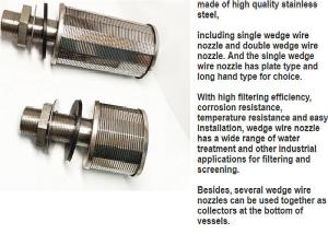 Wholesale Anti Rust Water Filter Nozzle For Petrochemical / Pharmaceutical Industry from china suppliers
