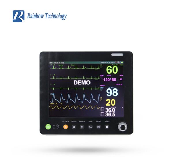 Hospital Icu Multi Parameter Patient Monitor Portable Cardiac Monitor Medical