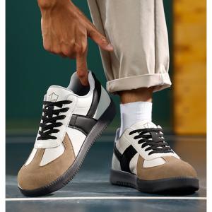 Wholesale Kevlar Midsole Unisex Microfiber Suede Work Shoes for Industrial Safety in Beige Black and Brown from china suppliers