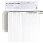 2.2m Diy Electric Curtain Track 433.92MHz Tuya Motorized Curtain Track System