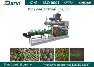 Wholesale Twin Screw Pet Food Extruder , 2 - 5 Ton Dog Food Processing Equipment from china suppliers