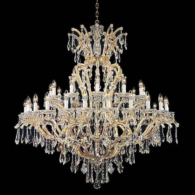 10 Light Crystal Chandelier Flush Ceiling Light Decorative Lamp Lily Hanging String Lighting