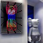 Indoor 3D Alphabet Mirror Logo Acrylic LED Decoration with Stainless Steel