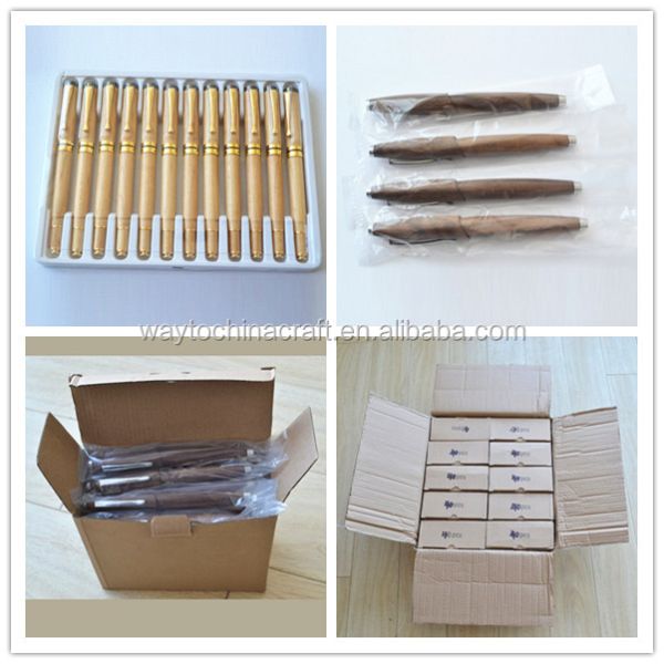 Eco-Friendly and Hign Quality Ballpoint Wooden Writing Pen for Gift