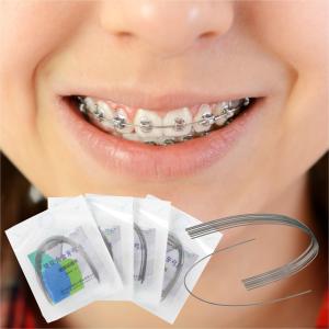 Wholesale Super Elastic Thermal Active Orthodontic Niti Wires Class II from china suppliers
