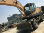 korea original 2014 Used hyundai r210w-9 wheel excavator/ tyre machine R210w-9
