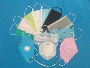 Wholesale 2 ply tie-on Non-woven ,green face mask for doctor in hospital from china suppliers