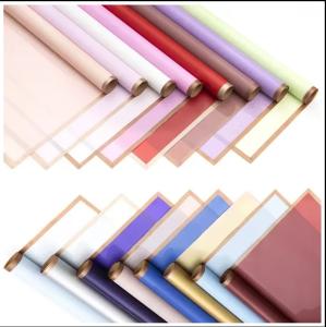 Wholesale Waterproof Flower Wrapping Paper for Bouquets Customizable Colors from china suppliers