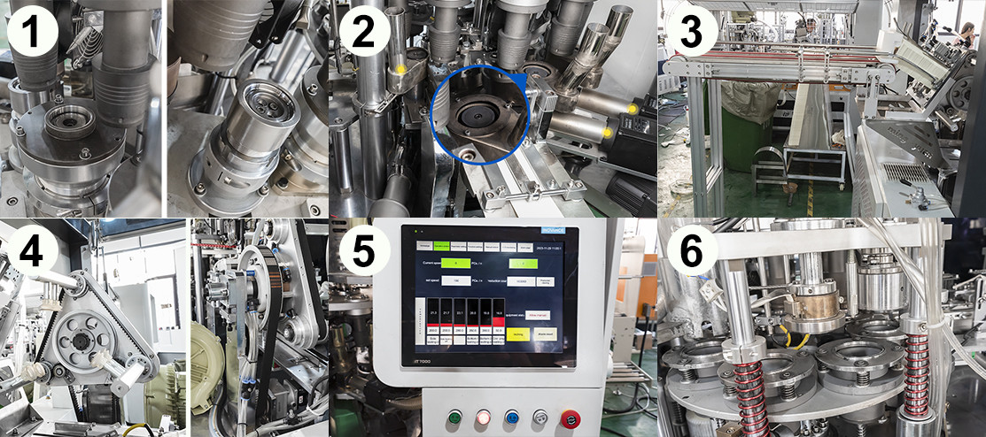 180pcs/Min Paper Cup Making Machine With PLC Controller And Touch Screen