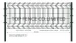 3D wire mesh fence panels