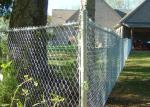 Hot Dipped Link Chain Fence , Dark Green Residential Chain Link Fencing