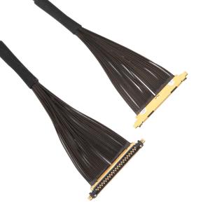 Wholesale I-PEX UX II 20531-040T-02 LVDS Coaxial Cable , 0.25mm 40 Pin LVDS Cable from china suppliers