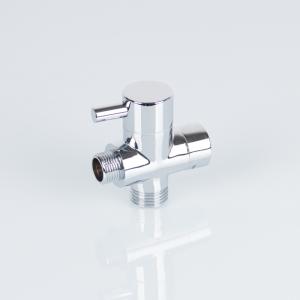 Wholesale Copper Chromed Water Flow 13mm 10°C T Angle Valve from china suppliers