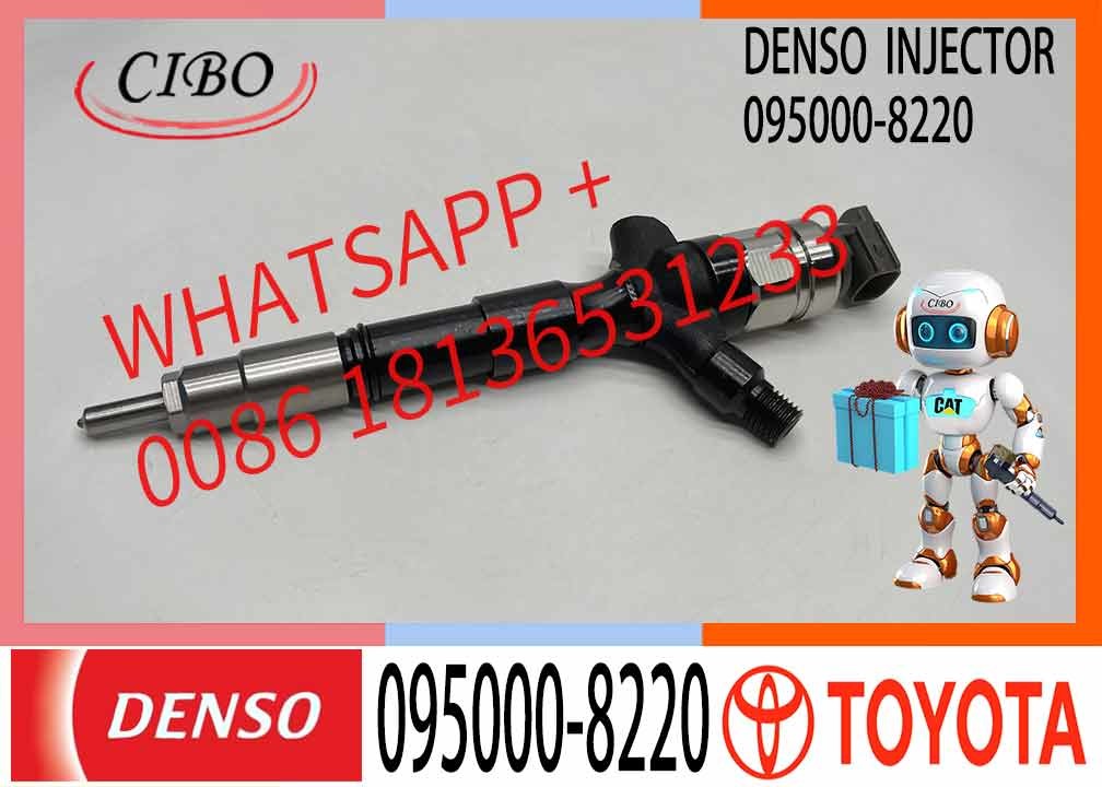 Common Rail Inyector 23670 0L050 095000-8220 095000-8290 Diesel Fuel Injector 23670-0L050 For TOYOTA Hilux 1KD FTV