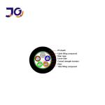 Fiber Cable GYTS Armoured Duct 24 48 96 144 288 Cores Optical Fiber Cable