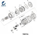 gm17vl gm18vl gm21va gm24 Excavator Final Drive Track Motor Parts