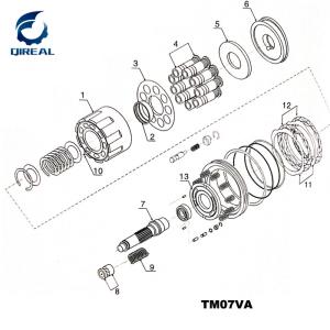 Wholesale TM07VA Excavator Final Drive Track Motor Parts from china suppliers