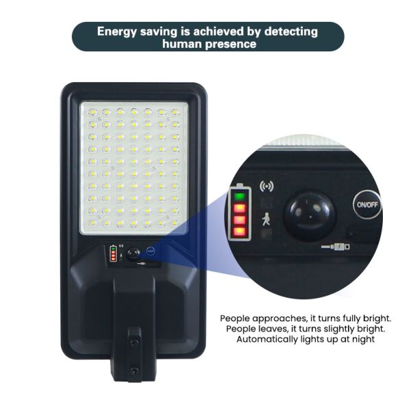All-in-One LED Solar Street Light | Radar Sensor + IP65 Waterproof