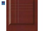 Main Entrance Fireproof Residential Single Iron Front Door