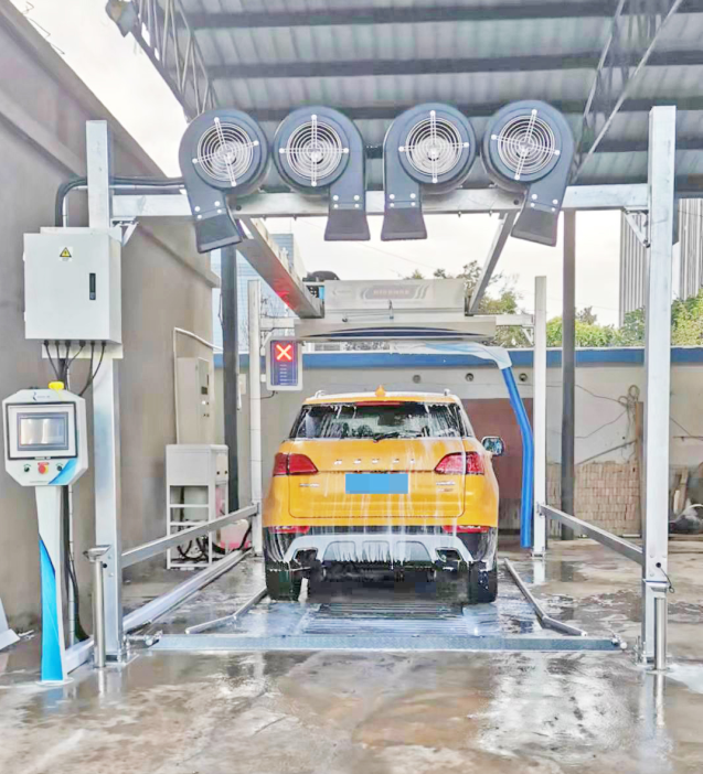 HP231 Unattended Touchless Car Wash Machine with Dryer and Bright Wax Spray System