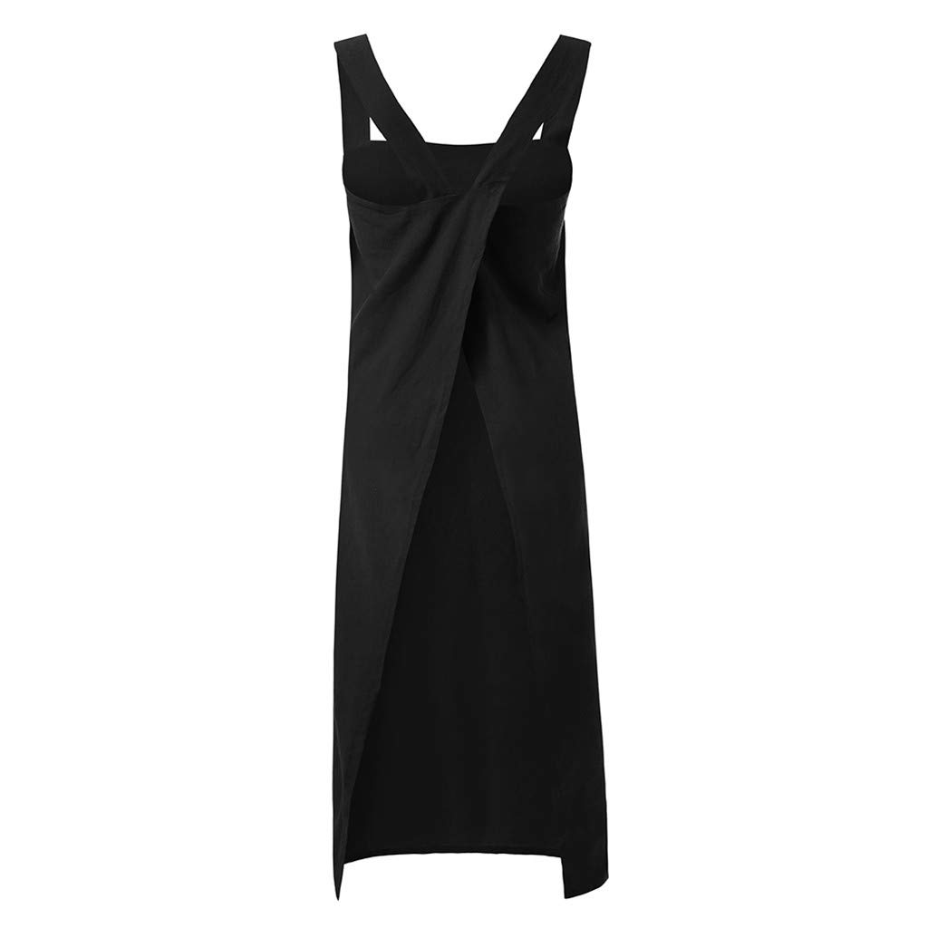 Sleeveless Vintage Cooking Apron Dress Multipurpose Wear Resistant Simple Creative