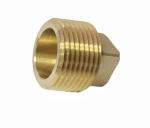 Square Head 1/2Inch NPT Brass Male Plug Fittings For Boat OEM Services