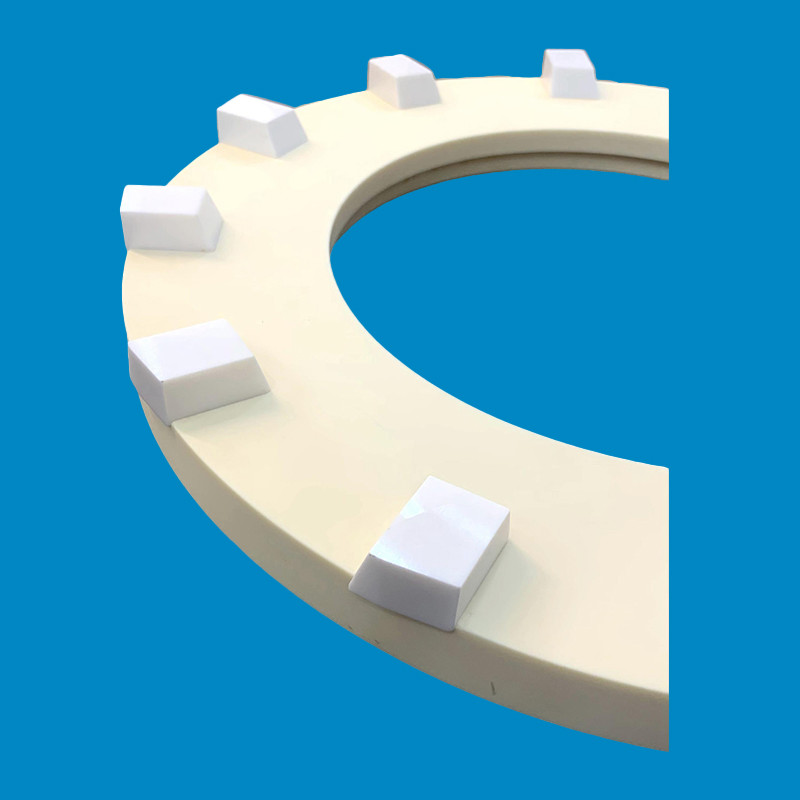 al2o3 Alumina Ceramic Crusher Parts Accessories High Wear Resistance Crushing Equipment