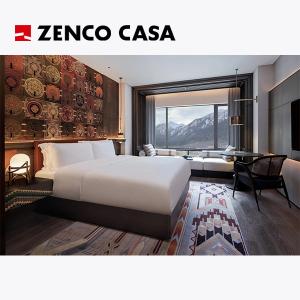 Wholesale Contemporary Hotel Bedroom Furniture Set Including Bed And Solid Wood Bedside Table from china suppliers