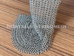 Wholesale Galvanized Steel Round 0.53mm Metal Ring Mesh Chain Link Decoration Wire Fence from china suppliers